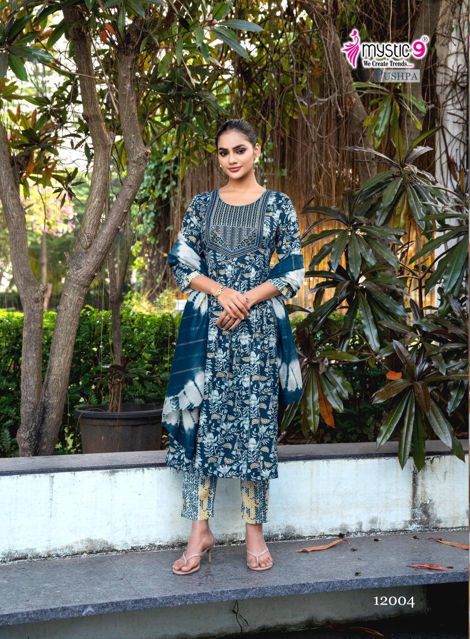 Mystic9 pushpa vol 12 Best kurti designs wholesale